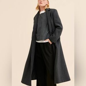 Free People Victoria Pleated Coat